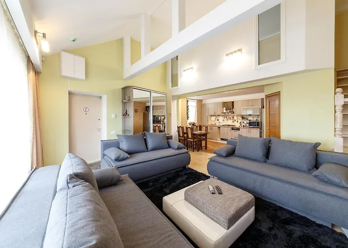 Daugava Rrlux Duplex Penthouse Free Parking