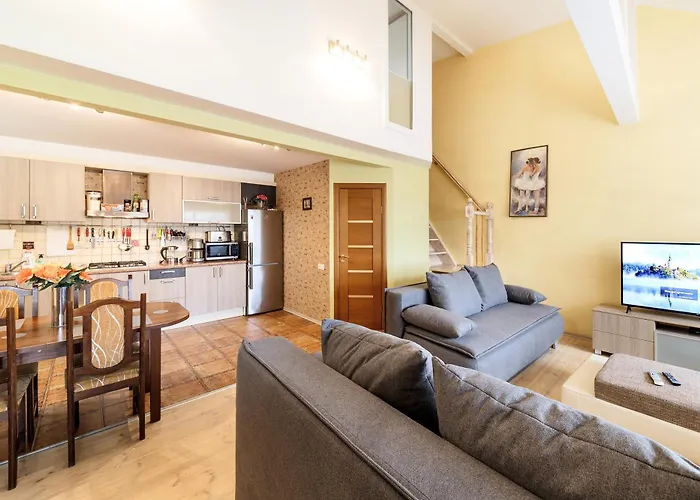 Daugava Rrlux Duplex Penthouse Free Parking Apartment *